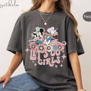 Disney Let's Go Girls Minnie Daisy Cowgirls Shirt, Retro Western Country Howdy T Shirt, Long Live Cowboy Yee Haw Tee, Disneyland Shirt