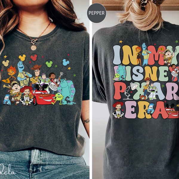 Two Sided In My Disney Pixar Era Shirt, Disney Magical Pixar Tour Shirt, Toy Story Shirt, Car Lightning Mcqueen Shirt, Disney Trip Shirt