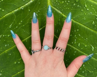 Zestaw do paznokci z brokatem