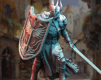 Divine Paladin of Conquest - Caedes | DM Stash | Dungeons and Dragons | DND | Dungeon Master | Pathfinder | Tabletop | Miniature | Mini