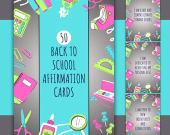 50 digitala bekräftelsekort för barn | Utskrivbara uppmuntran inför skolstarten