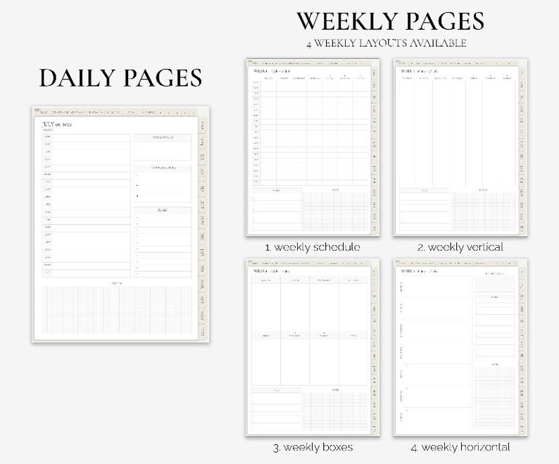 2023 Student Digital Planner Goodnotes, Academic Planner, Digital
