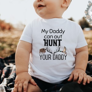 Camisa de caza, Caza Onesies ®, Camisa de caza de patos, Caza de ciervos, Camisa de caza para niños, Caza de cerdos, Compañero de caza de papá, Camisa de chico de campo