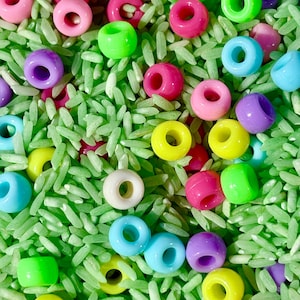 Spring Sensory Bin Filler Easter Sensory Bin Rice filler Nontoxic Rice Sensory Play Loose Parts Flower Sensory Kit Filler Easter Sensory Kit