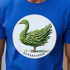 Asparagus Goose T-Shirt, Funny Goose Gift, Asparagus Shirt Gift, Goose T-Shirt Gift, Goose Asparagus T-shirt, Funny Goose T-Shirt, Funny Tee