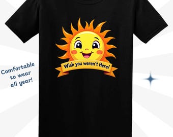 Camiseta gráfica de sol sarcástico: regalo con frase divertida
