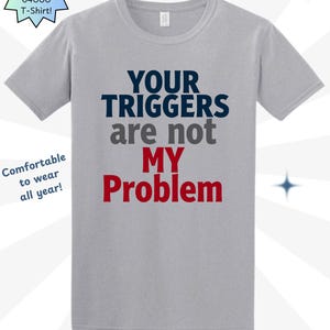 Sarcastic Quote T-Shirt, Offensive Humor, Social Statement Bild 10