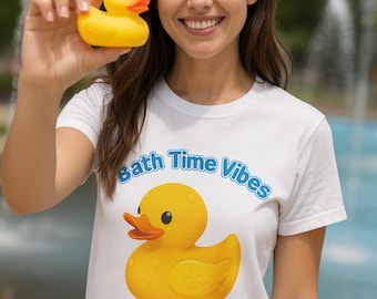 Funny Rubber Duck Graphic Tee, Duck Lover Gift