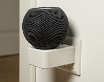 HomePod Mini Halterung für die Steckdose - eckig - inkl. Kabelfach