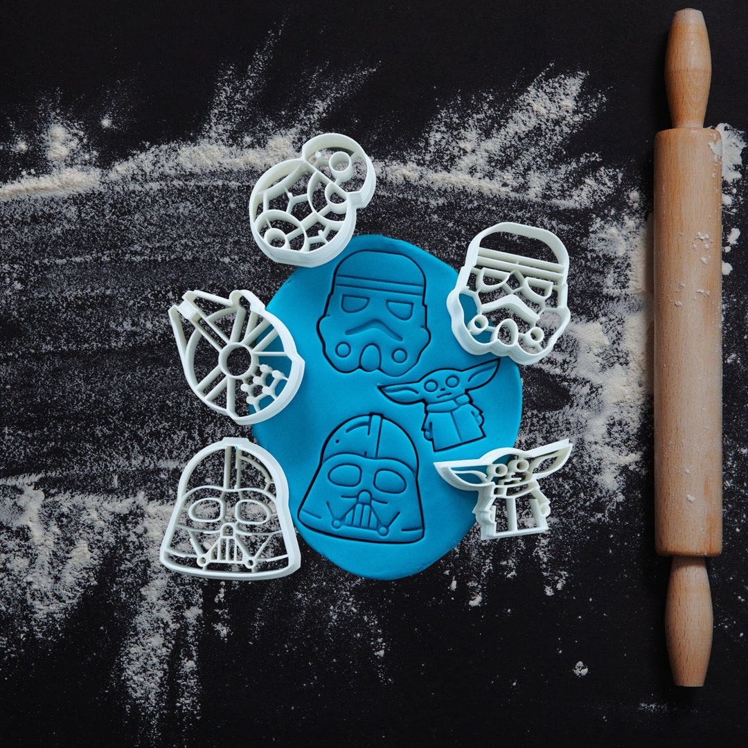 Set of 5 Star Wars Cookie Cutters Made of PLA