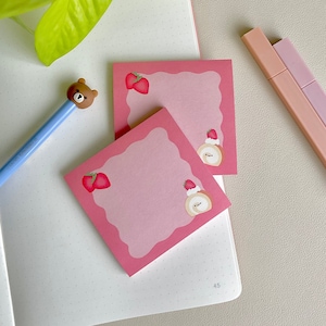 Kawaii Japanese Dessert Sticky Notes | Kawaii Sticky Notes | Cute Stationery