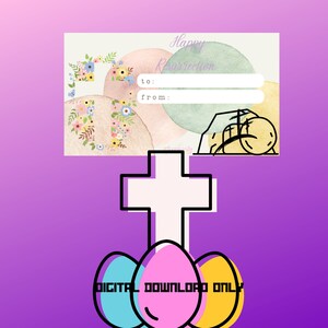 Printable Resurrection Day Tags| Digital Resurrection Day Tags| Yellow ...