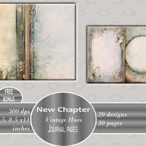 Pages de journal de fiançailles pour les artisans, réflexion, nouveaux départs, étape importante, journal de brouhaha New Chapter - 5SGRE