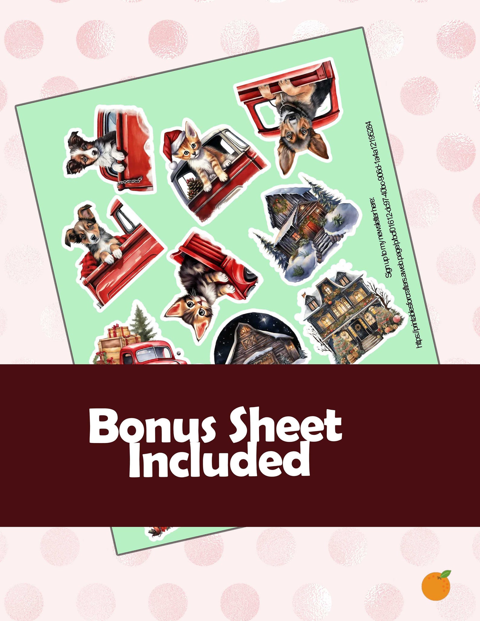 Vintage Christmas Printable Download | Fussy Cut Volume 1 - Etsy
