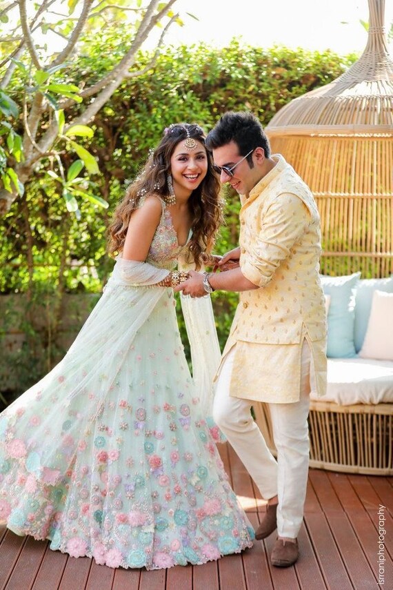 Pre bridal cheap lehenga