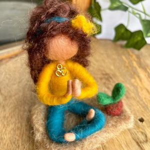 Needle felted Waldorf inspired
