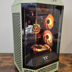 Custom Gaming PC Build Service | Thermaltake Tower 250 Mini-ITX | AMD Ryzen | 7 Colors | 1080p to 4K | Handbuilt to Order