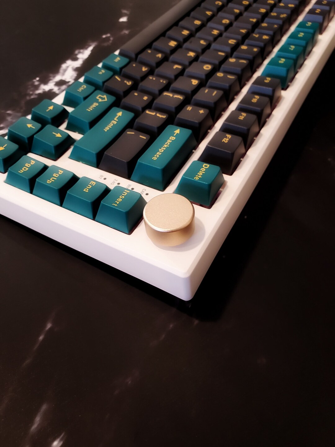 Feker Ik75 Pro Banana Split Switches Black and Green Etsy