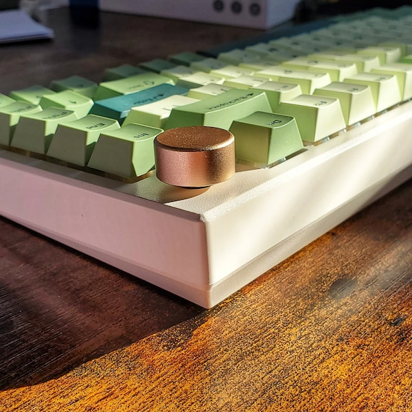 Feker IK75 Pro 3 - Matcha Green Board - Cozy workspace  - PBT/Doubleshot keycaps - Custom keyboard - Gateron Milky Yellow - creamy sound