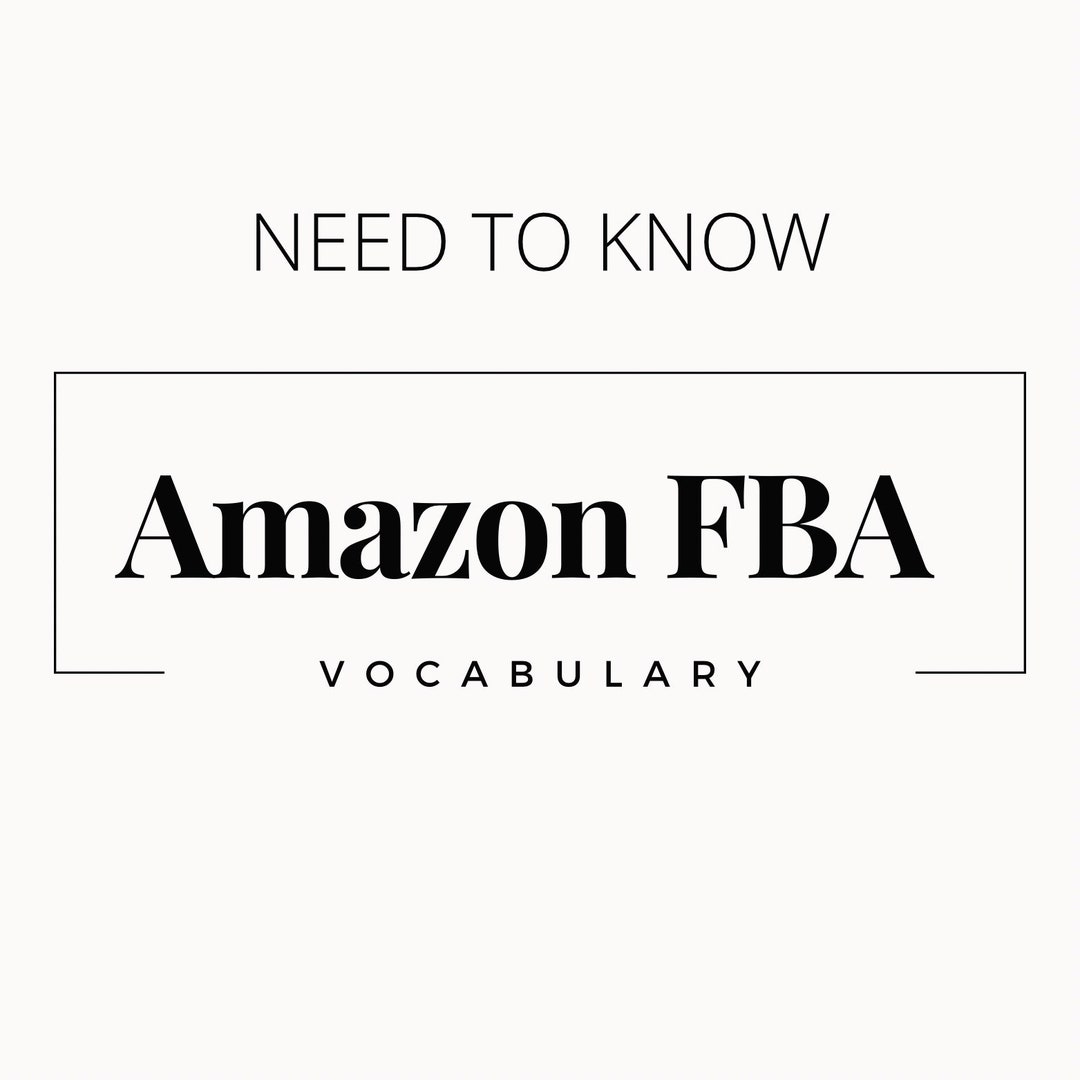 Amazon FBA Vocabulary Cheat Sheet. Fulfillment by Amazon Terms Etsy