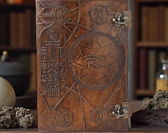 Book of Hamunaptra Leather Journal: Egyptian Book of the Dead Replica