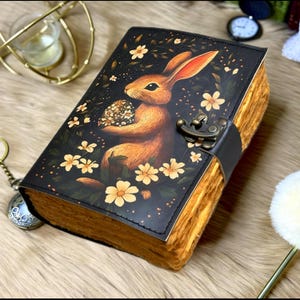 Large Leather Grimoire Journal: Vintage Spell Book of Shadows Blank spell book traveling sketchbook Notebook Dairy With Lock