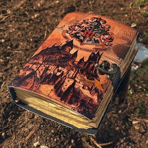 Leather Journal, Blank Spell Book, Book Of Wizards, Magic Book, Wizard Book,  Book of shadows Vintage Book, Gifts, Vintage Gifts