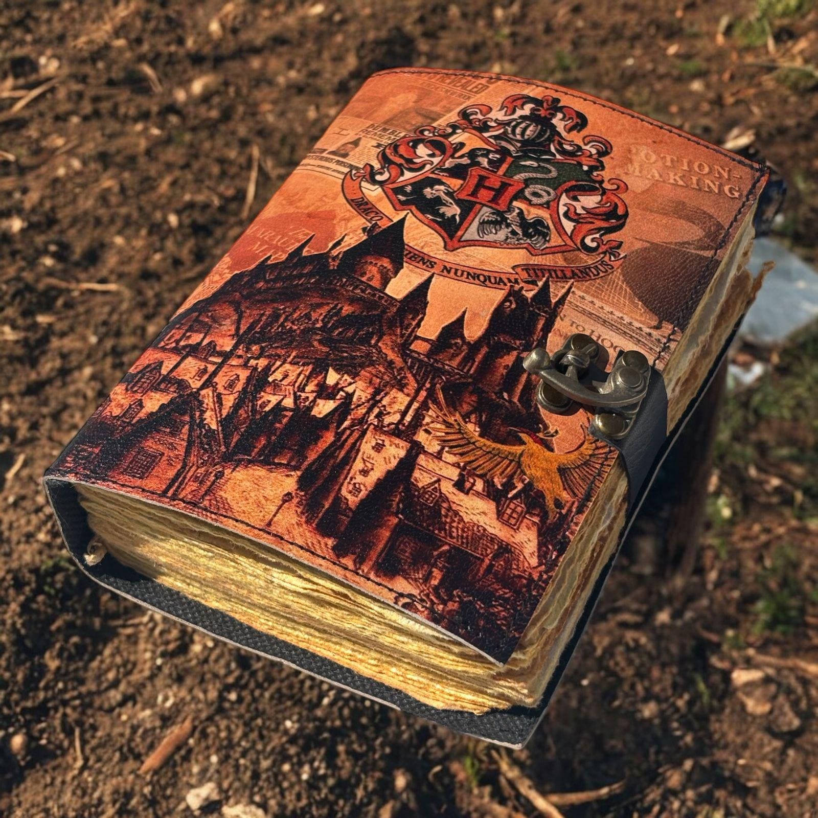 Leather bound harry pottter books - Etsy 日本