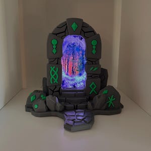 Fantasy Portal Archway Phone Dock Qi Wireless Charger Decorative 18W Fast Charge