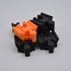 Duplo adapter for wooden railway, Brio, Ikea, Lidl, Lillabo, Small foot, track adapter connects Duplo with railway tracks