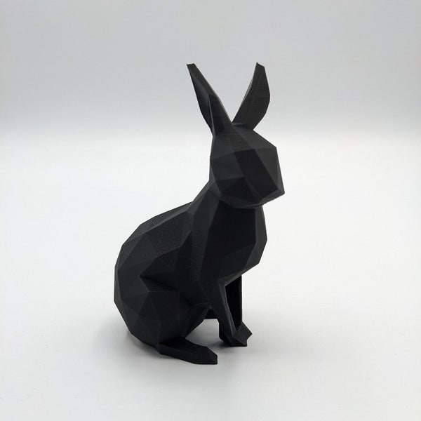 Deko Ostern, Low Poly Osterhase, Osterdeko, Dekoartikel, Ostergeschenk, Low Poly Figur, Ostergeschenk