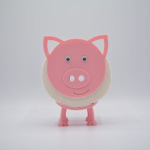 Maialino porta carta igienica - Miss Piggy, simpatica decorazione per il bagno, porta carta igienica maialino, decorazione porta rotolo di riserva