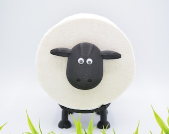 Toiletrolhouder in Shaun het Schaap-ontwerp