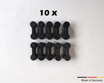 Verbindingsstukken houten spoorrailverbinders 10 stuks. / Brio, Ikea, Lidl, Lillabo ... / Houten spoorverbinders / Trajectverbinders