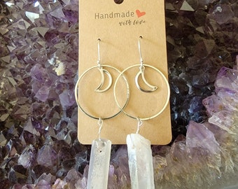 Sterling Silver Crystal Earrings