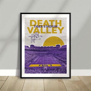 Tiger Stadium LSU Louisiana State University Death Valley SEC Stadium Poster image 7