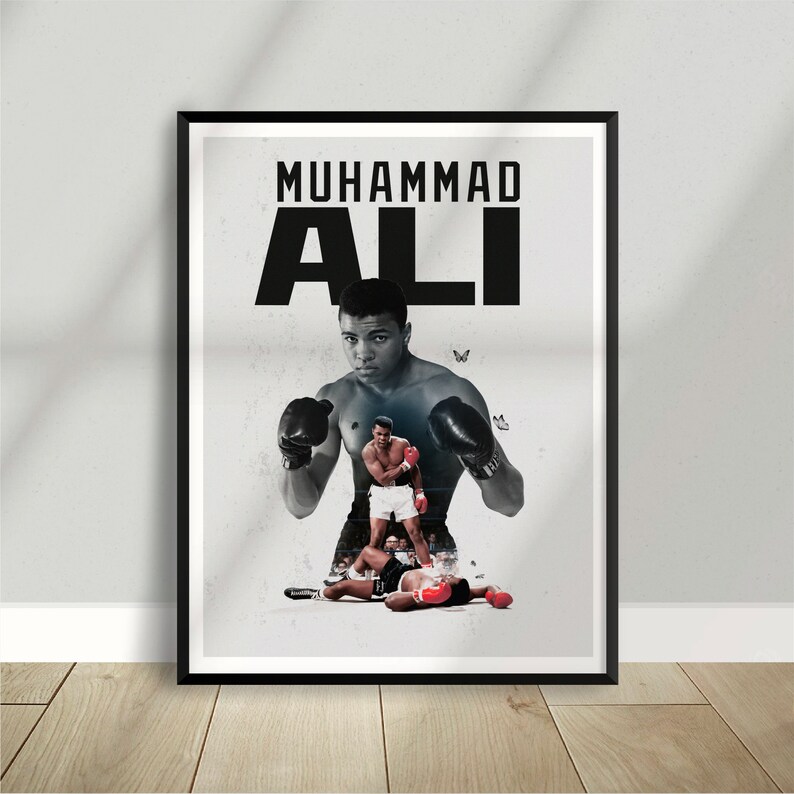 Muhammad Ali Cassius Clay Boxe 1985 Image Poulain Les Grands Noms Du