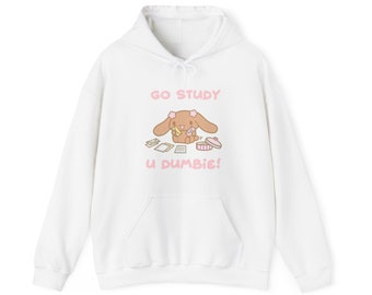 Sudadera con capucha Kawaii Mocha Marrón Color Bunny Dog Unisex Heavy Blend™ Sudadera con capucha