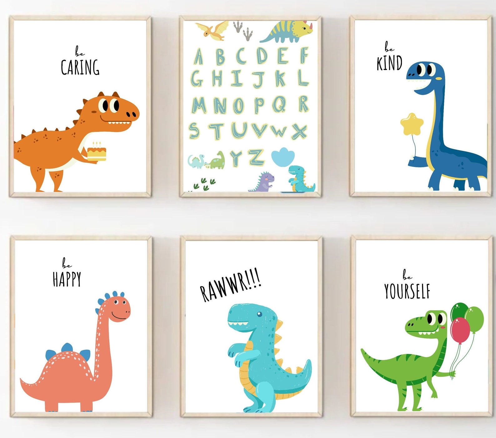 Dino Poster zum Ausdrucken Dino Kinderzimmer Poster DIN A4 - Etsy.de