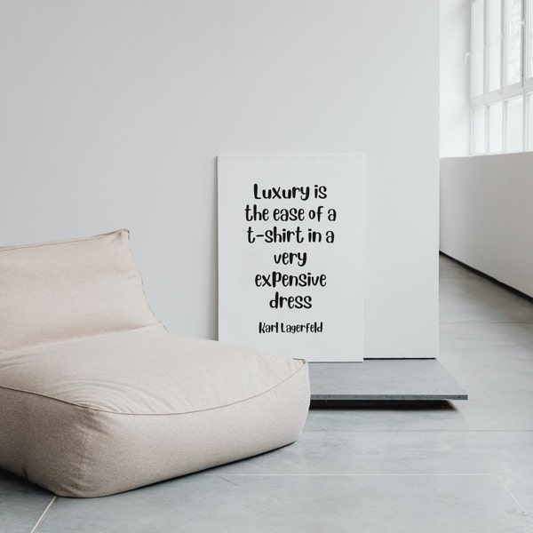 Karl Lagerfeld Quote Fashion Print Wall Art INSTANT DOWNLOAD, Fashion Quotes, Fashion Designer Quotes, Wall Art, Printable Art