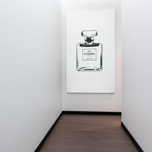 No 5 Bottle Illustration