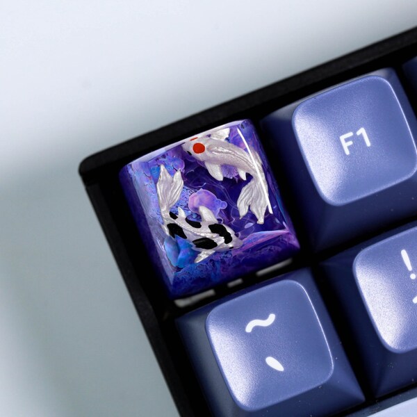 Koi Fish Resin Keycap - Etsy