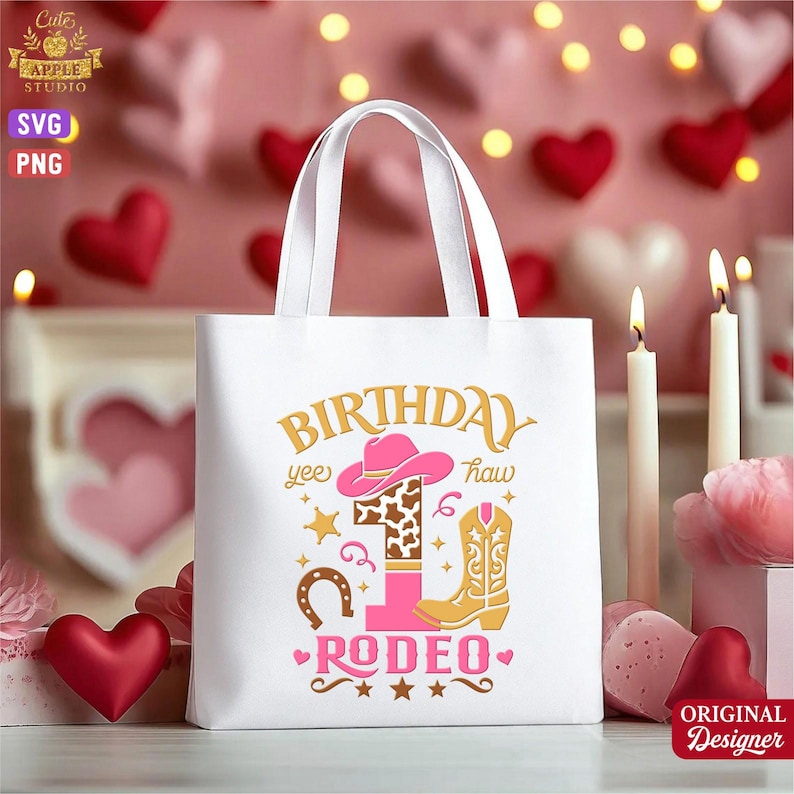Cowgirl 1st Birthday Svg, 1st Rodeo Birthday Girl Png, First Rodeo ...