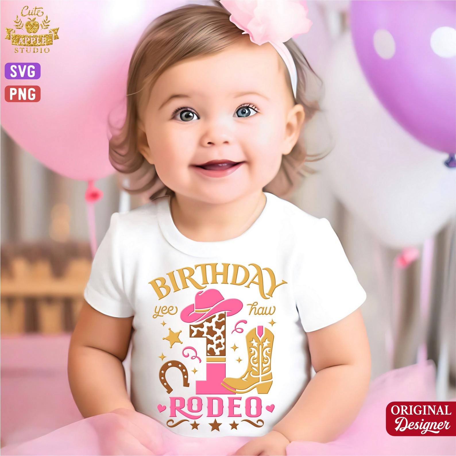 Cowgirl 1st Birthday Svg, 1st Rodeo Birthday Girl Png, First Rodeo ...