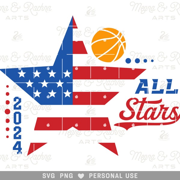 All Stars Svg,All Stars Basketball Svg,American Flag Svg,Game Day Svg,Sports Svg,Basketball Svg,Basketball Team Svg,Team Spirit Svg,Gift