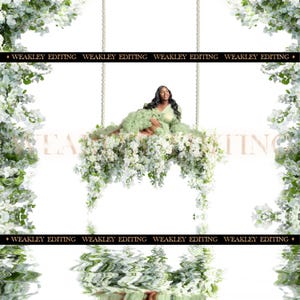 Floral swing, Digital Backdrop, Floral Digital Background, Swing Digital Background,