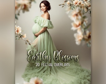 Sovrapposizioni floreali color terra