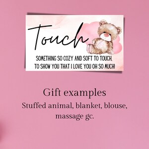 Printable 5 Senses Gift Tags for Mom 5 Senses Mom Tags for Mothers Day ...