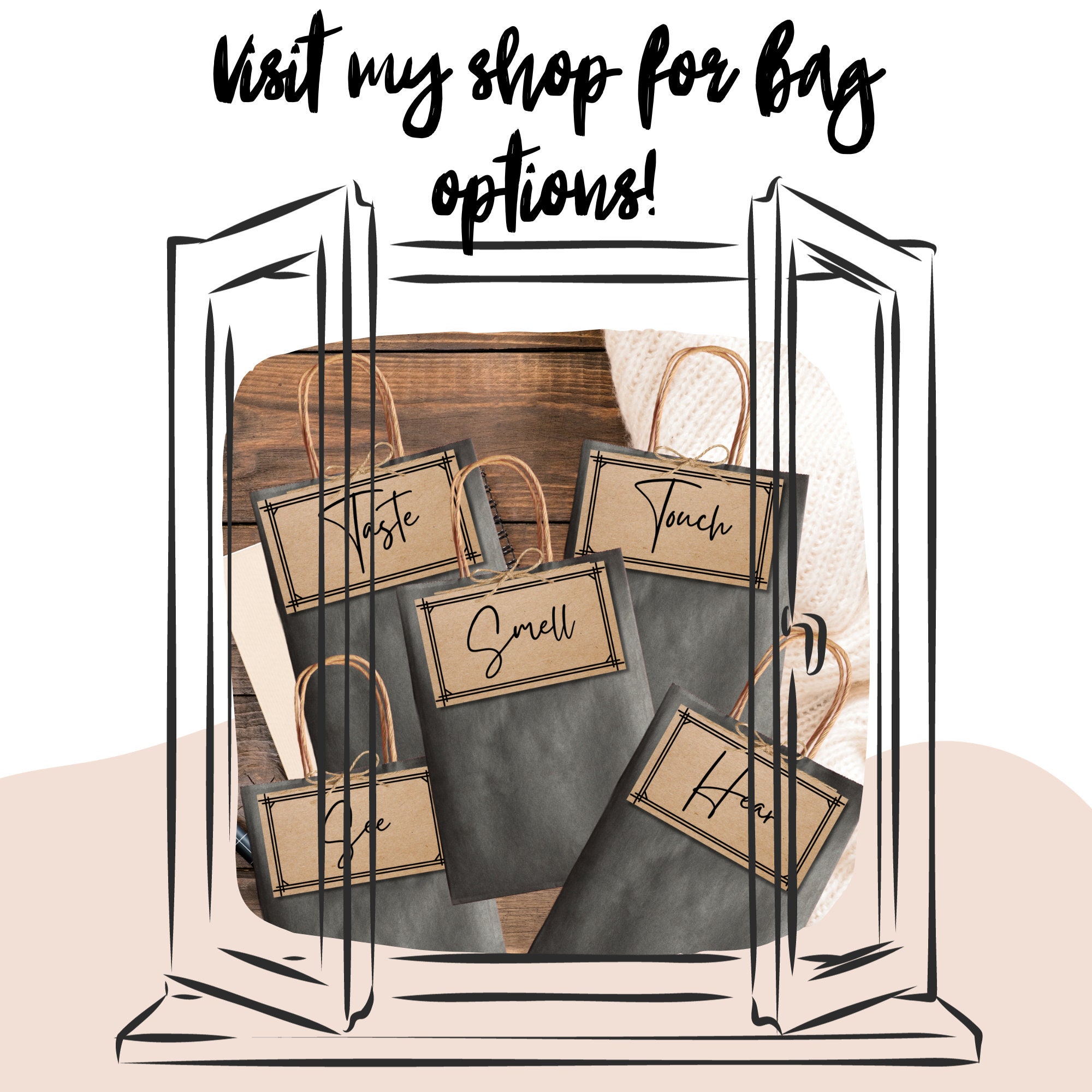 Printable 5 Senses Gift Tags for Mom 5 Senses Mom Tags for Mothers Day ...