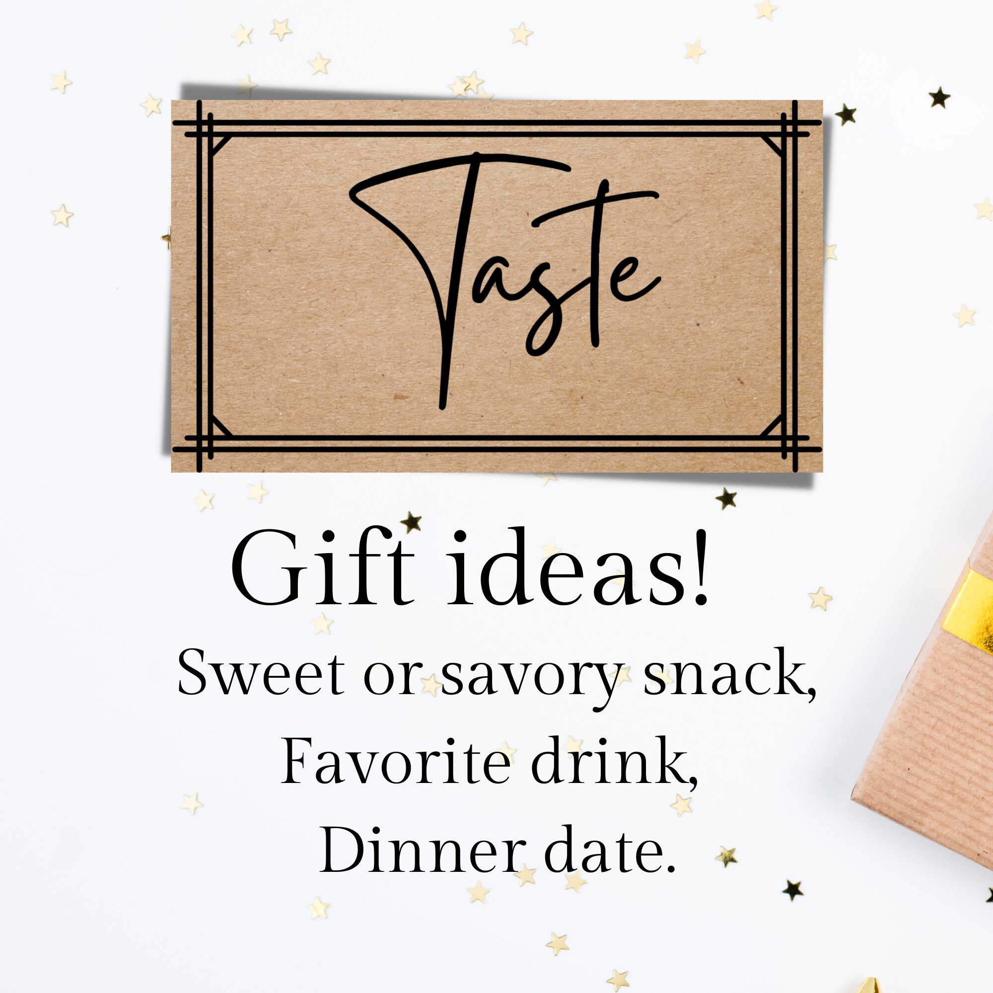 Printable 5 Senses Gift Tags for Birthday 5 Senses Tags for Anniversary ...